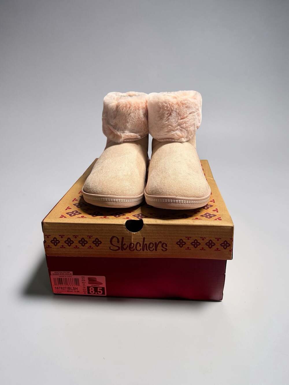 Skechers Women's Cozy Campfire - Meant To Be Blush Slippers Size 8.5